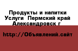 Продукты и напитки Услуги. Пермский край,Александровск г.